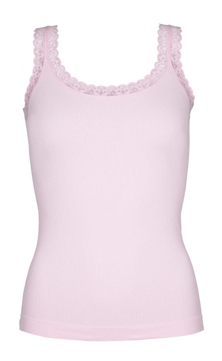 Tim Simonsen Top Frida Rib Rosa