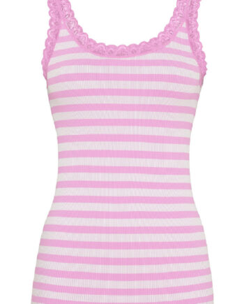 Tim   Simonsen Top Isa Rib Macaron Bianco