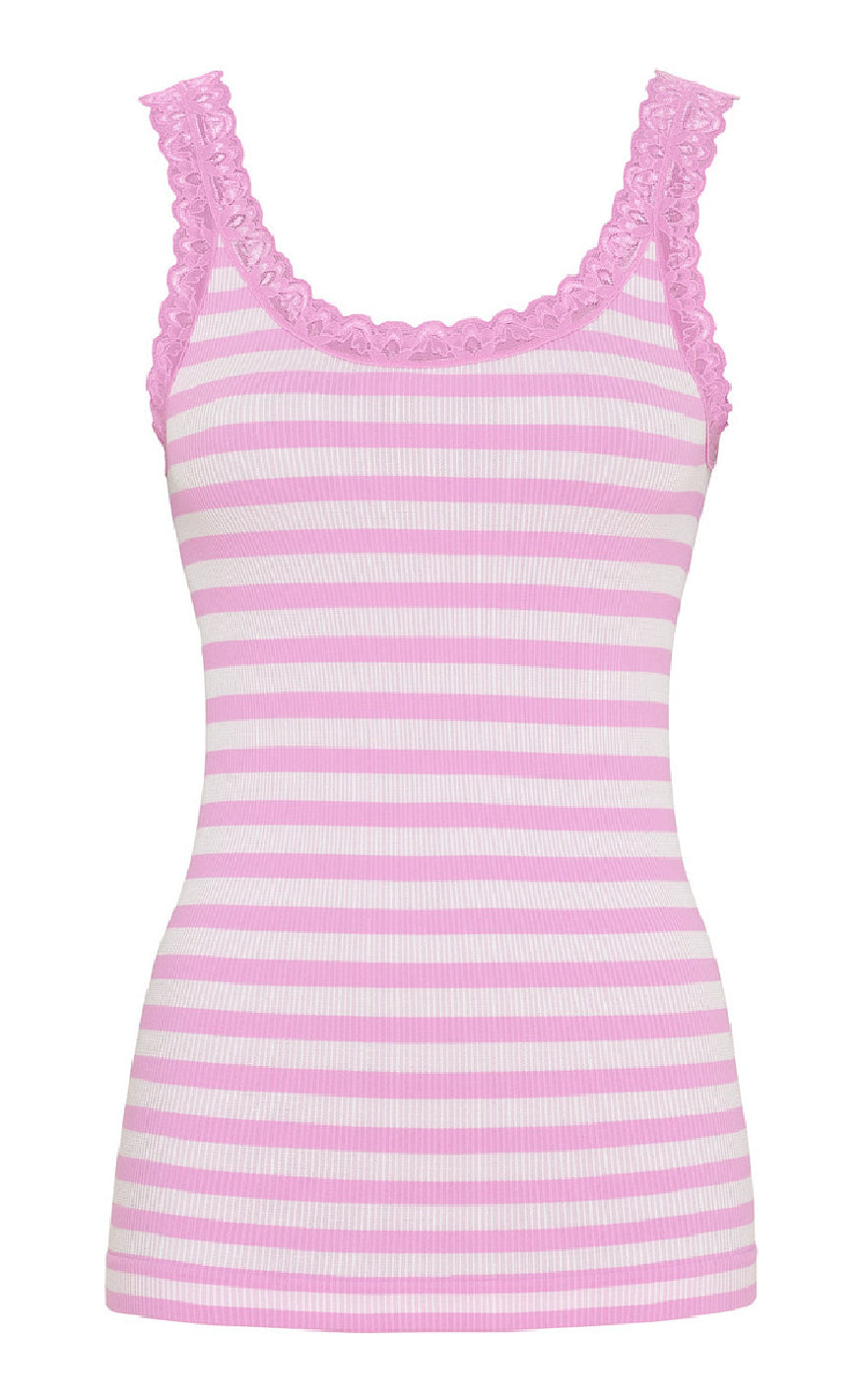 Tim Simonsen Top Isa Rib Macaron Bianco