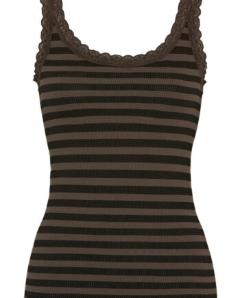 Tim   Simonsen Top Isa Rib Nero Noce