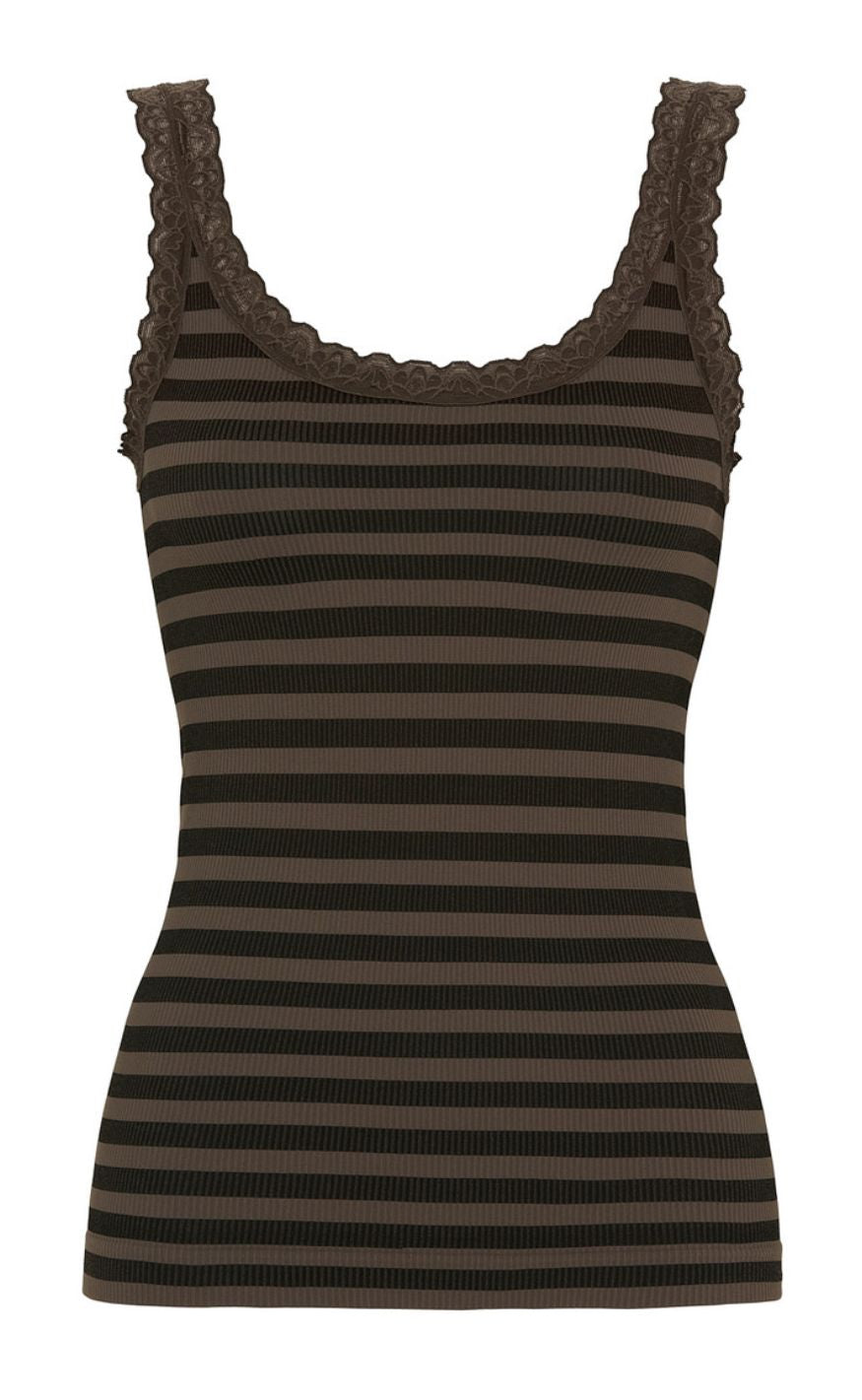 Tim Simonsen Top Isa Rib Nero Noce