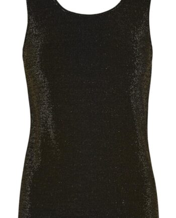 Tim   Simonsen Top Las Vegas Black  Gold Glitter