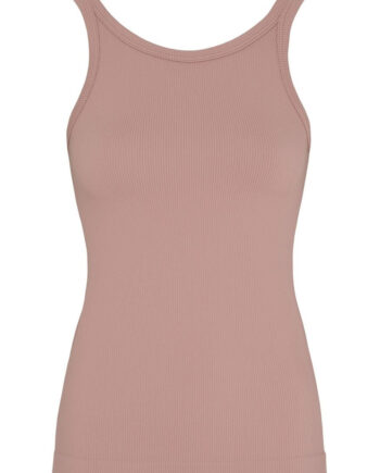 Tim   Simonsen Top Lone Rib Tank Rosa Antico