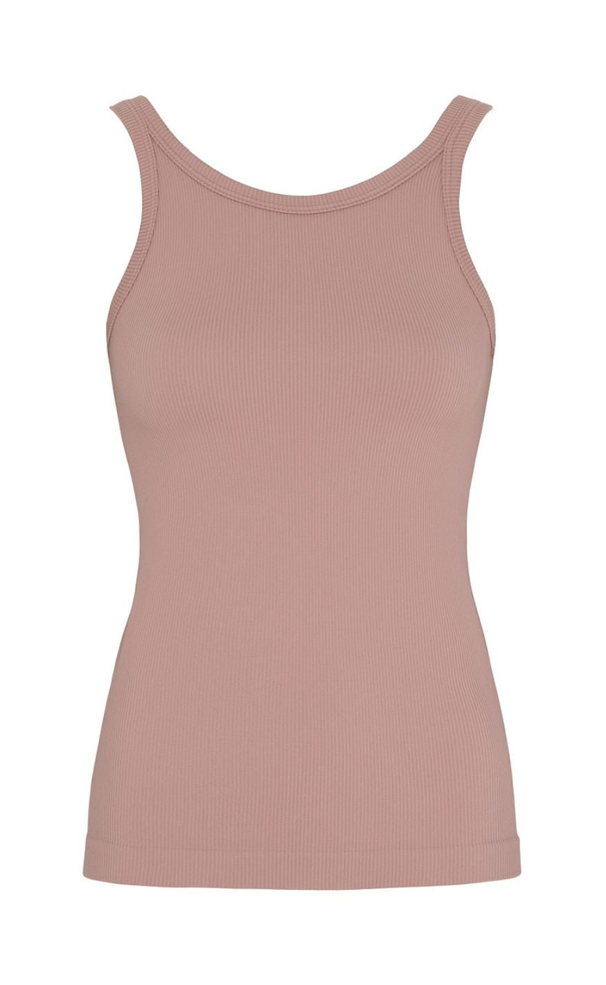 Tim Simonsen Top Lone Rib Tank Rosa Antico