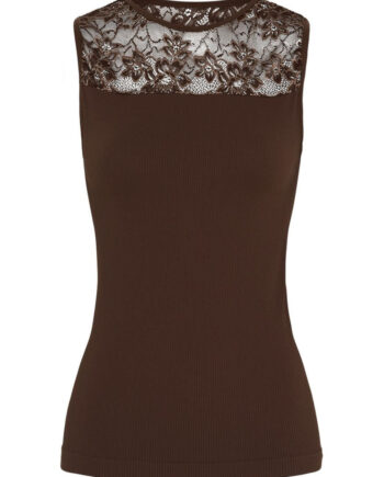 Tim   Simonsen Top Nancy Rib Cioccolato