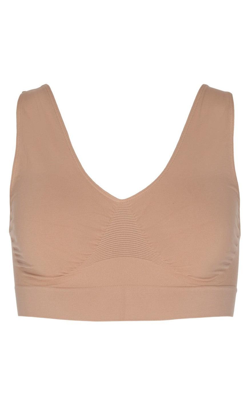 Tim Simonsen Wide Strap Bra Nude