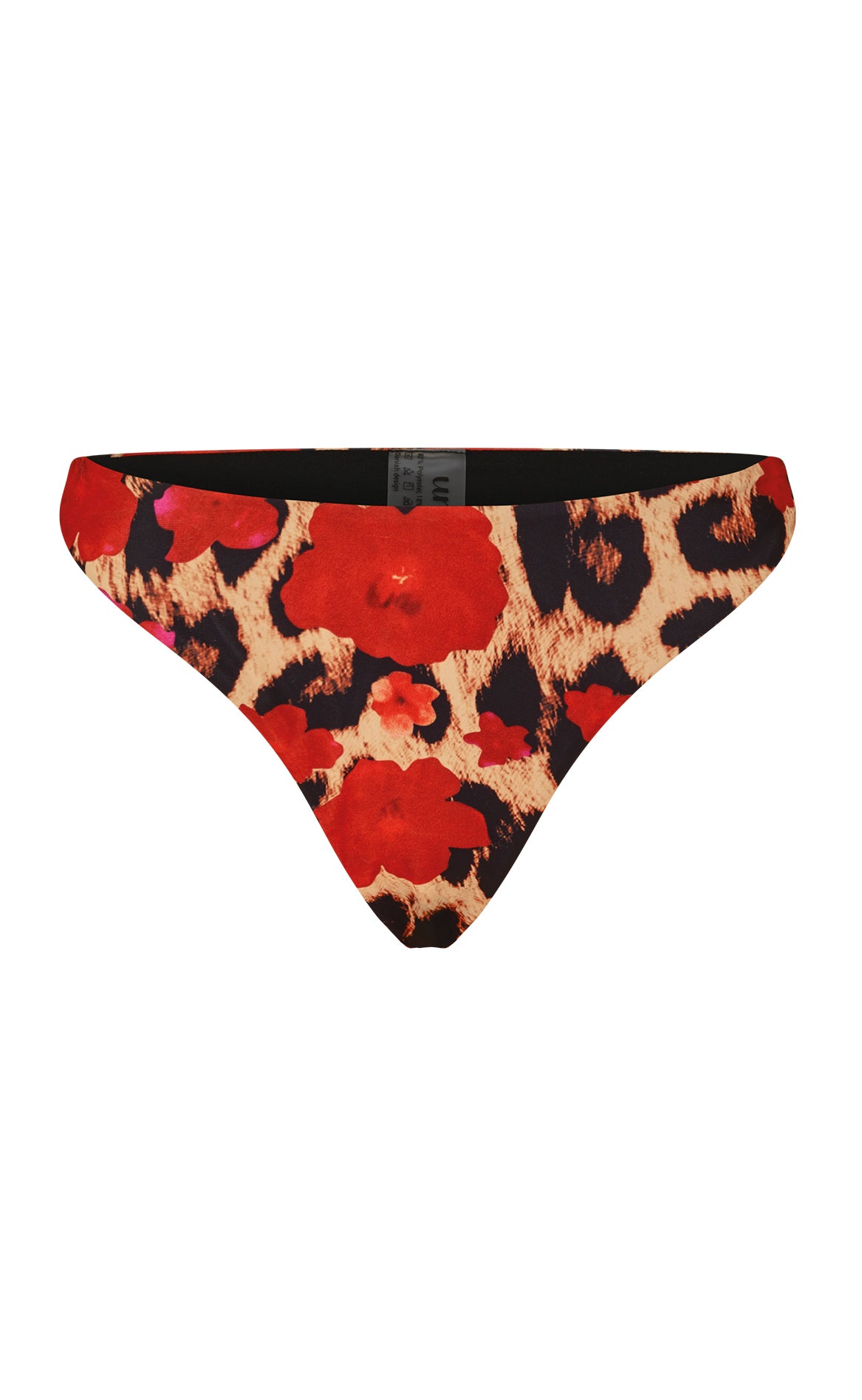 Unica Copenhagen Bikini Underdel Elena Leo Red Flowers