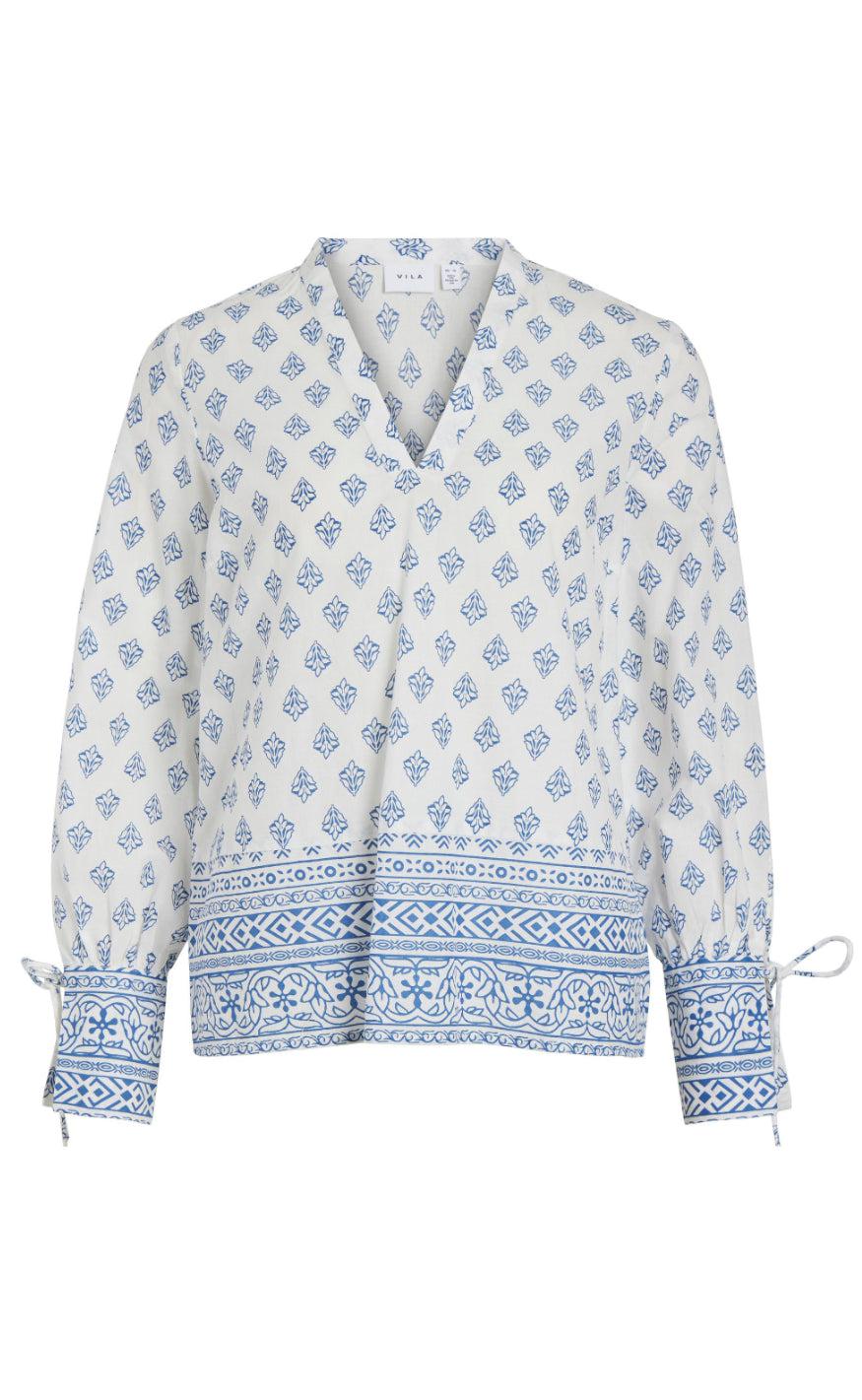 Vila Bluse Hymna Cloud Dancer