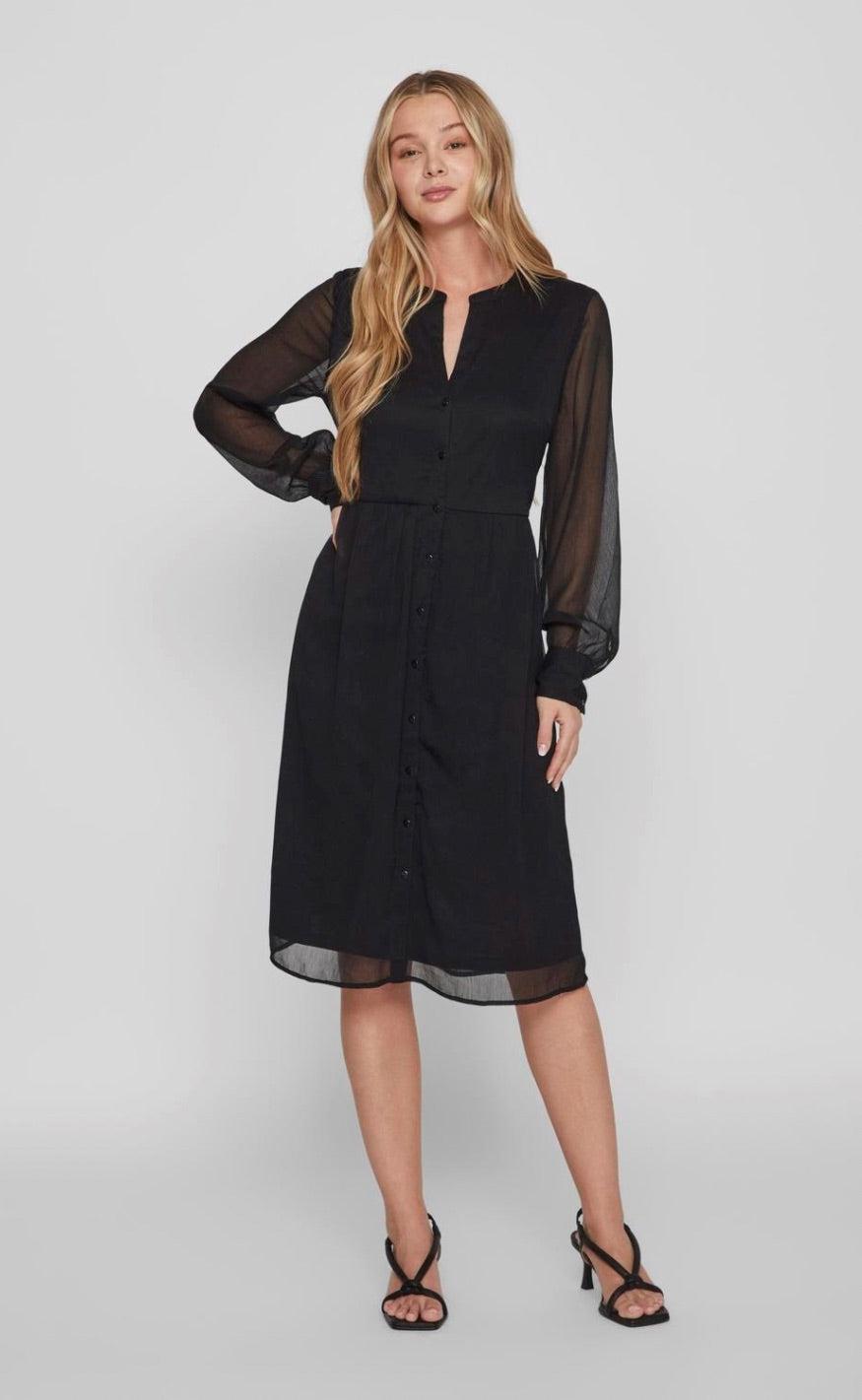 Vila Kjole Falia Black