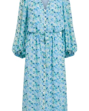 Vila Kjole Feminina Horizon Blue