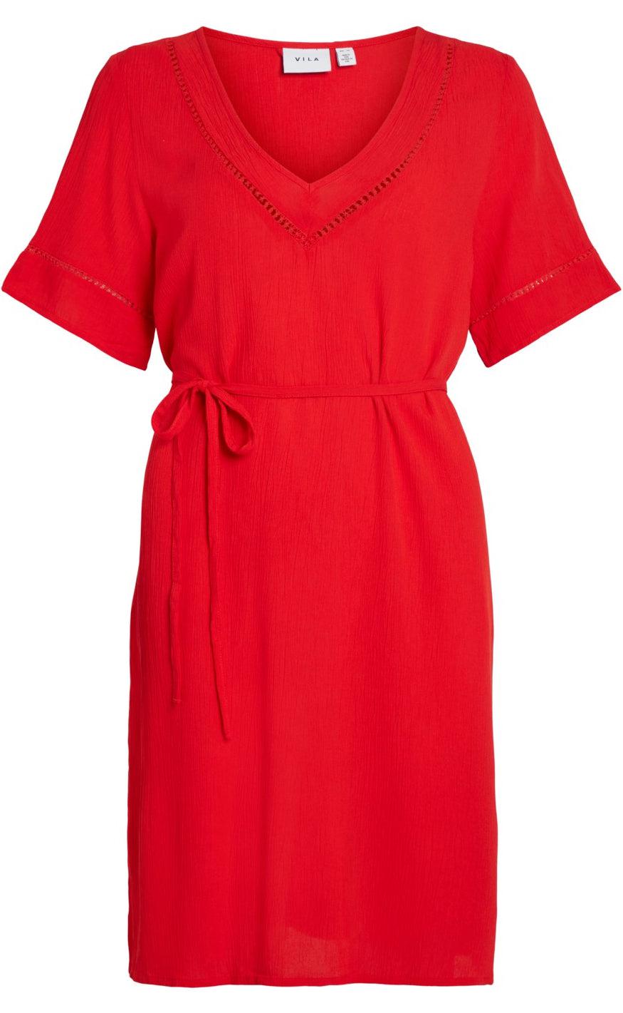 Vila Kjole Mesa Flame Scarlet