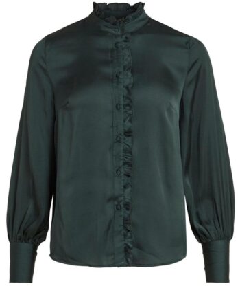 Vila  -shirt Cajsa Darkest Spruce