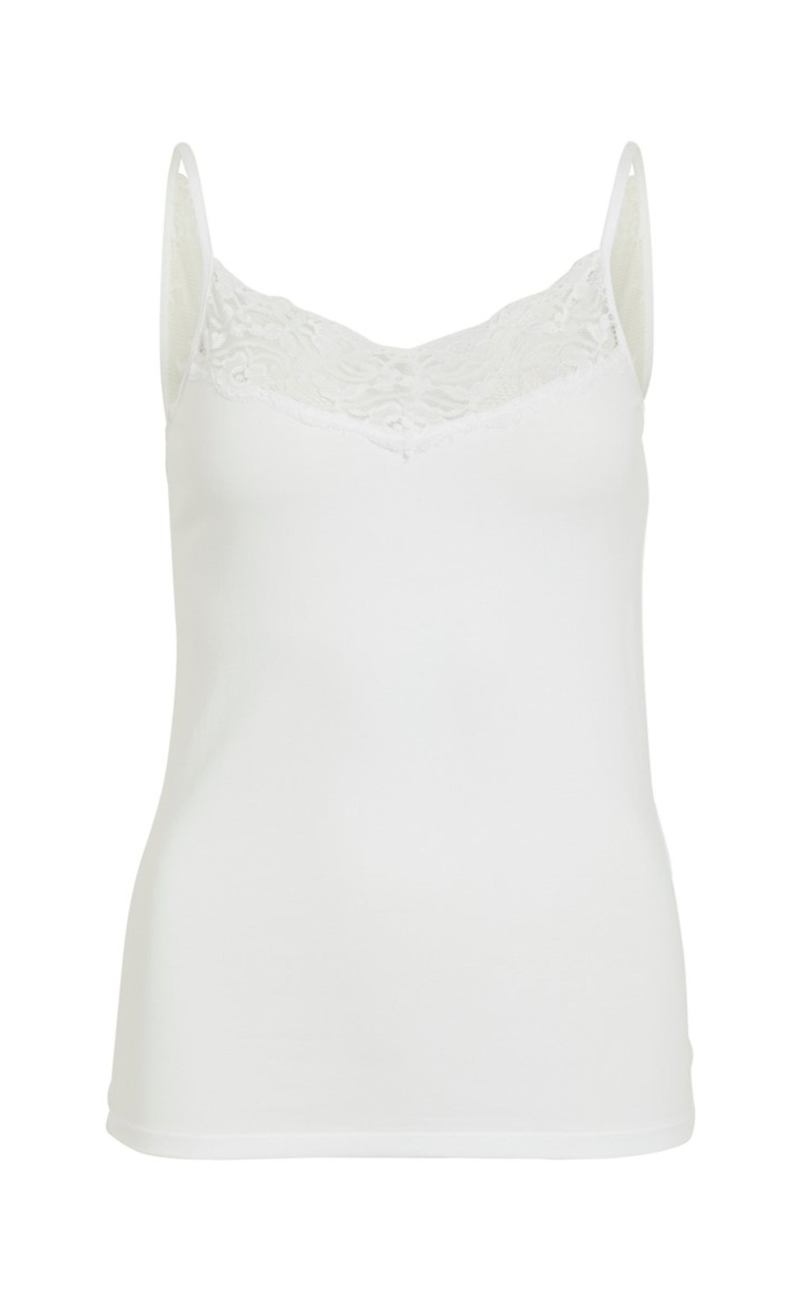 Vila Top Officiel Lace Strap Optical Snow
