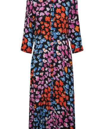 Yas Skjortekjole Savanna Long Black Liro