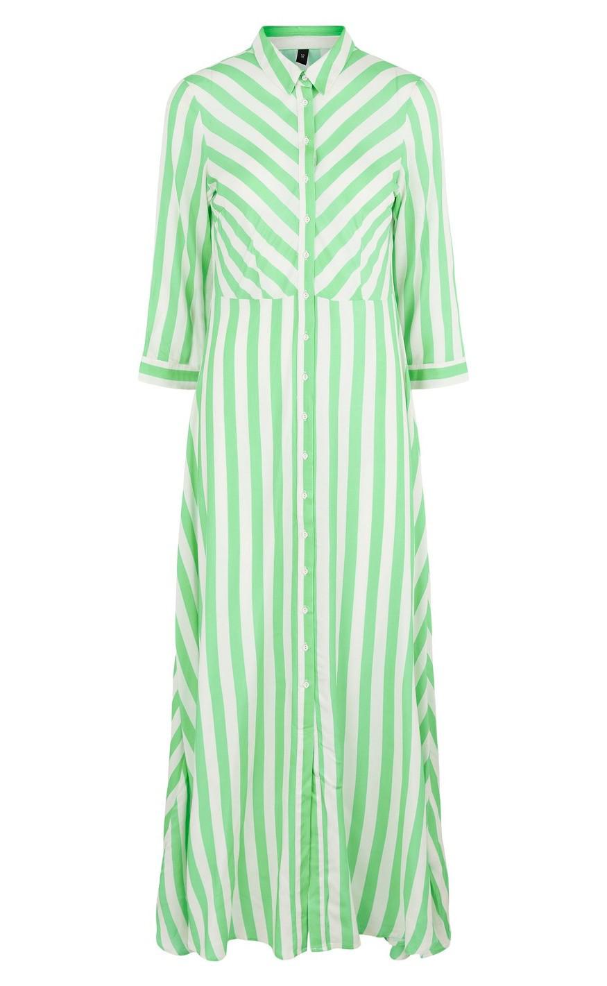 Yas Skjortekjole Savanna Long Irish Green