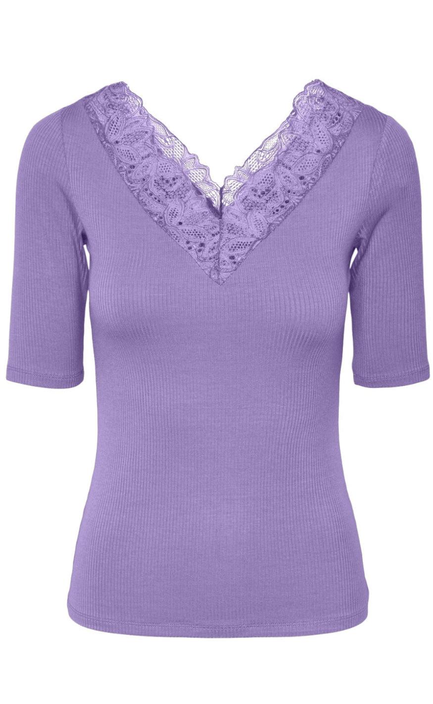 Yas  -shirt Elle  -neck Bougainvillea