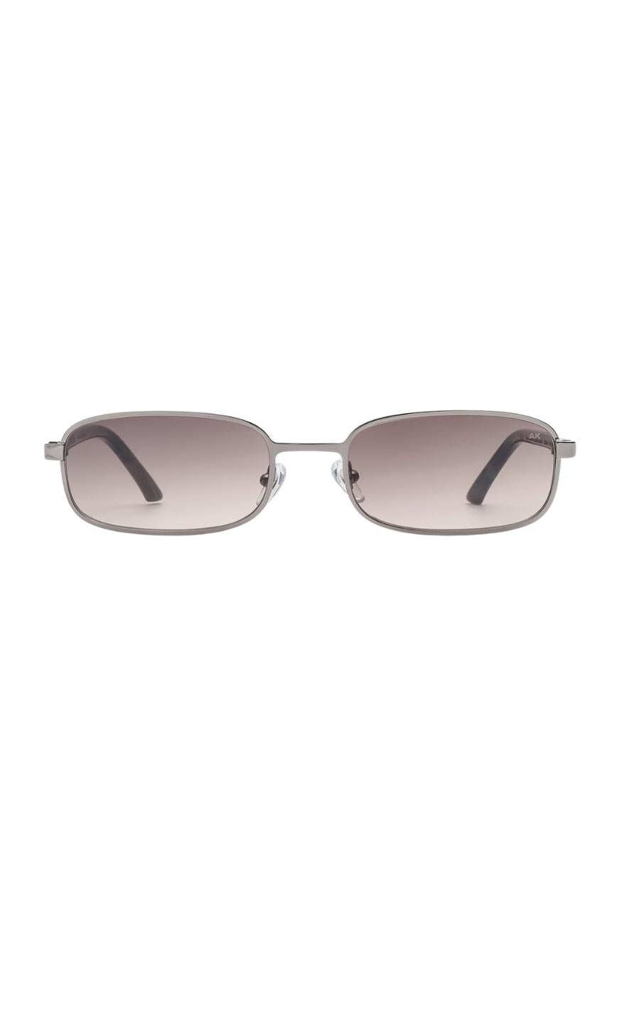 Kjærbede Solbriller Noah Silver Striped Horn