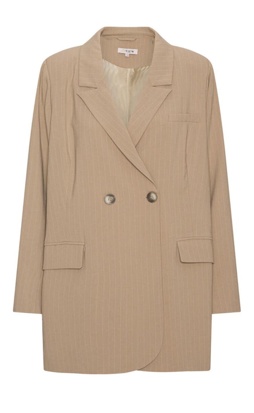 -view Blazer Annali Camel Stripe