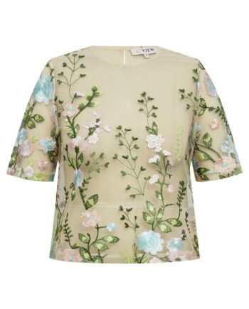 -view Bluse Fuschia Rose Blue