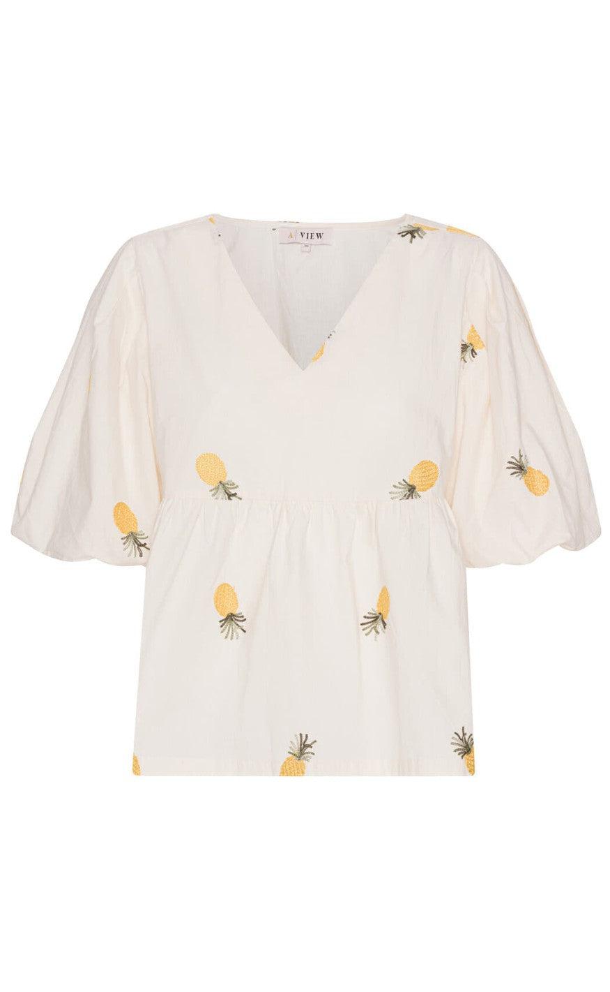 -view Bluse Pineapple Sand