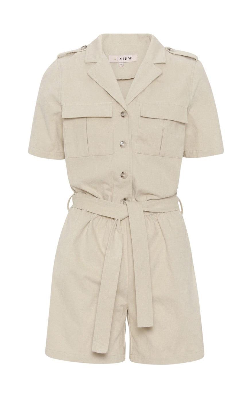 -view Buksedragt Signe Utility Off White