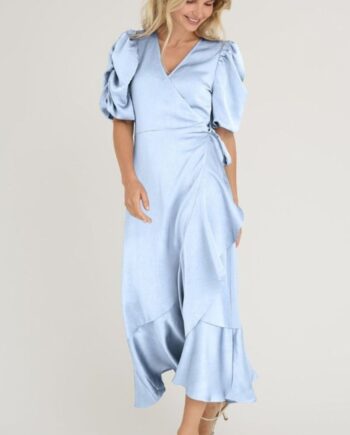 -view Kjole Sinda Light Blue