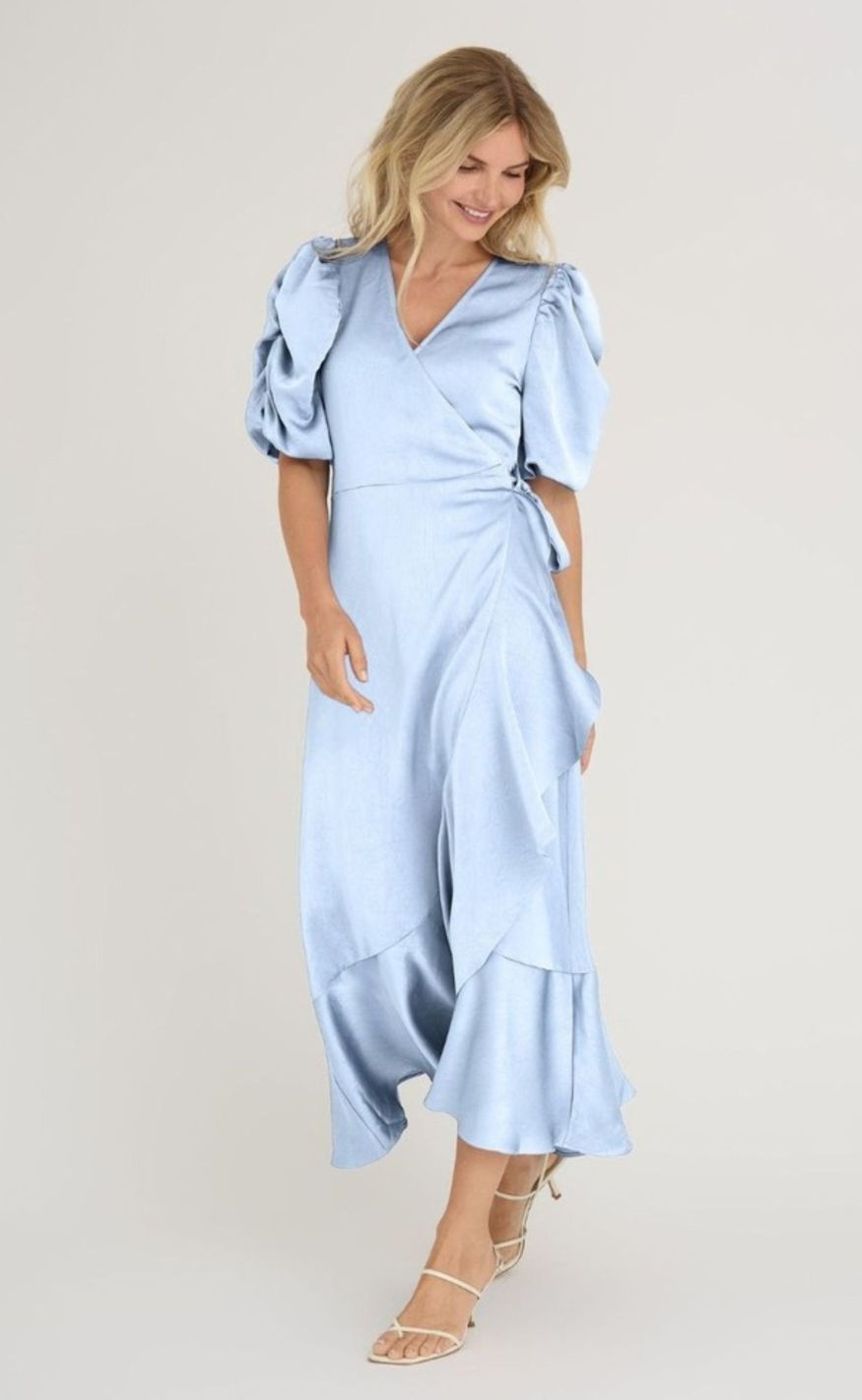 -view Kjole Sinda Light Blue