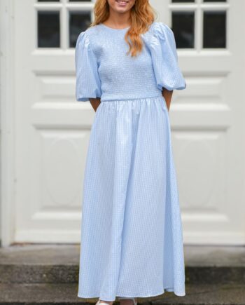 -view Kjole Tabita Light Blue