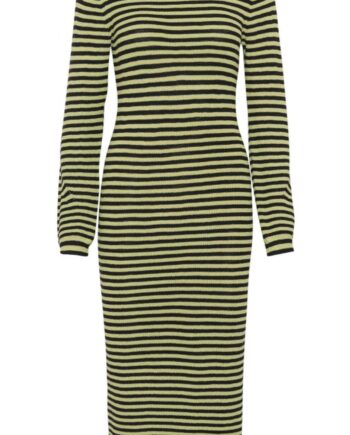 -view Kjole Violet Knit Dress Black Green