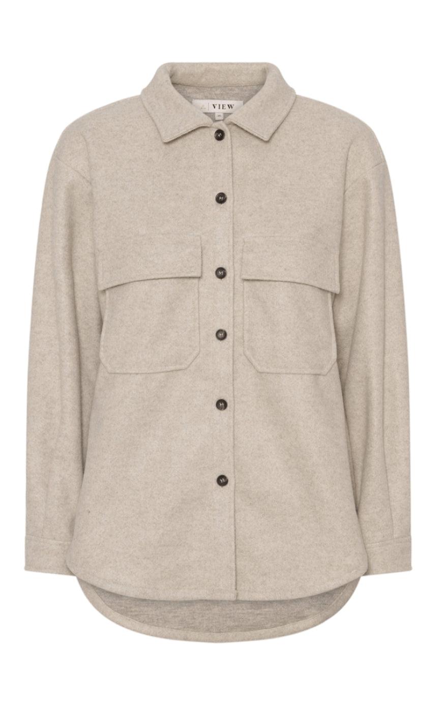 -view Shacket Mina Beige