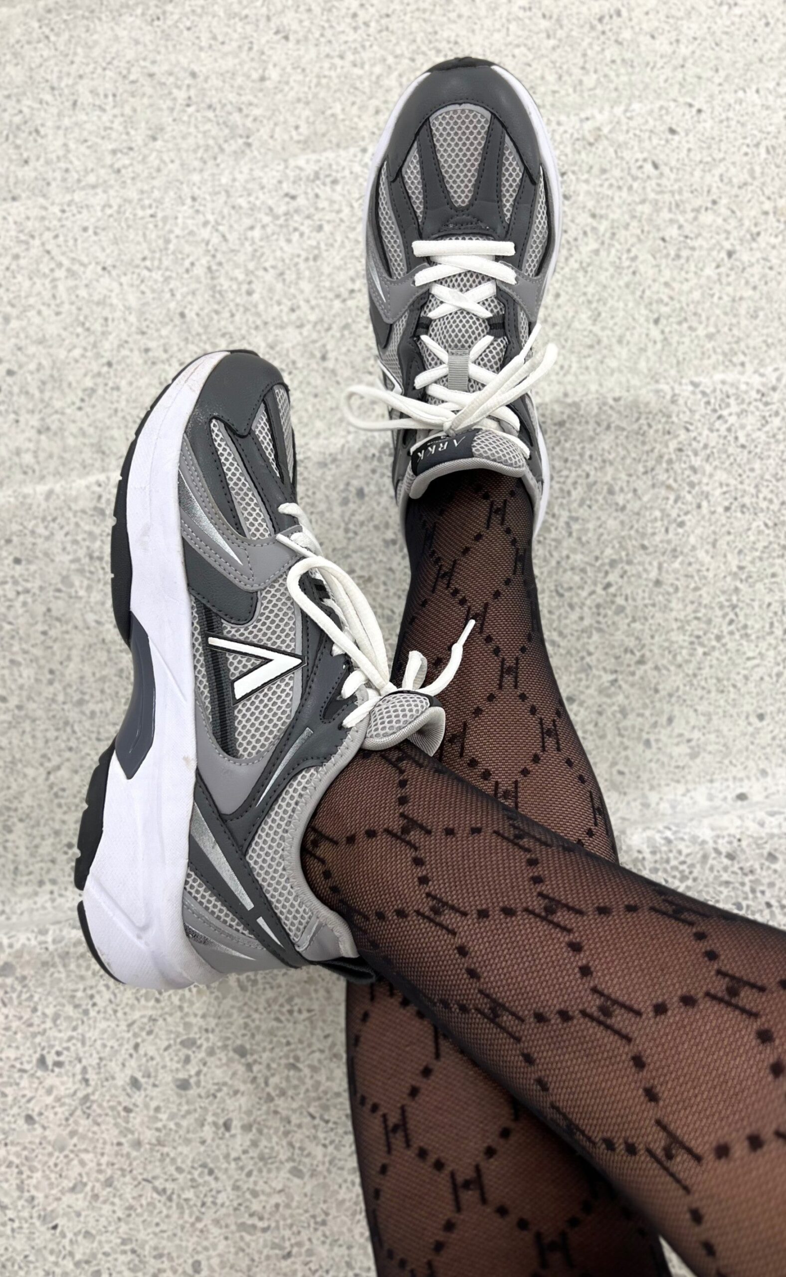 Arkk Copenhagen Sneakers Oserra Mesh Ash Castlerock