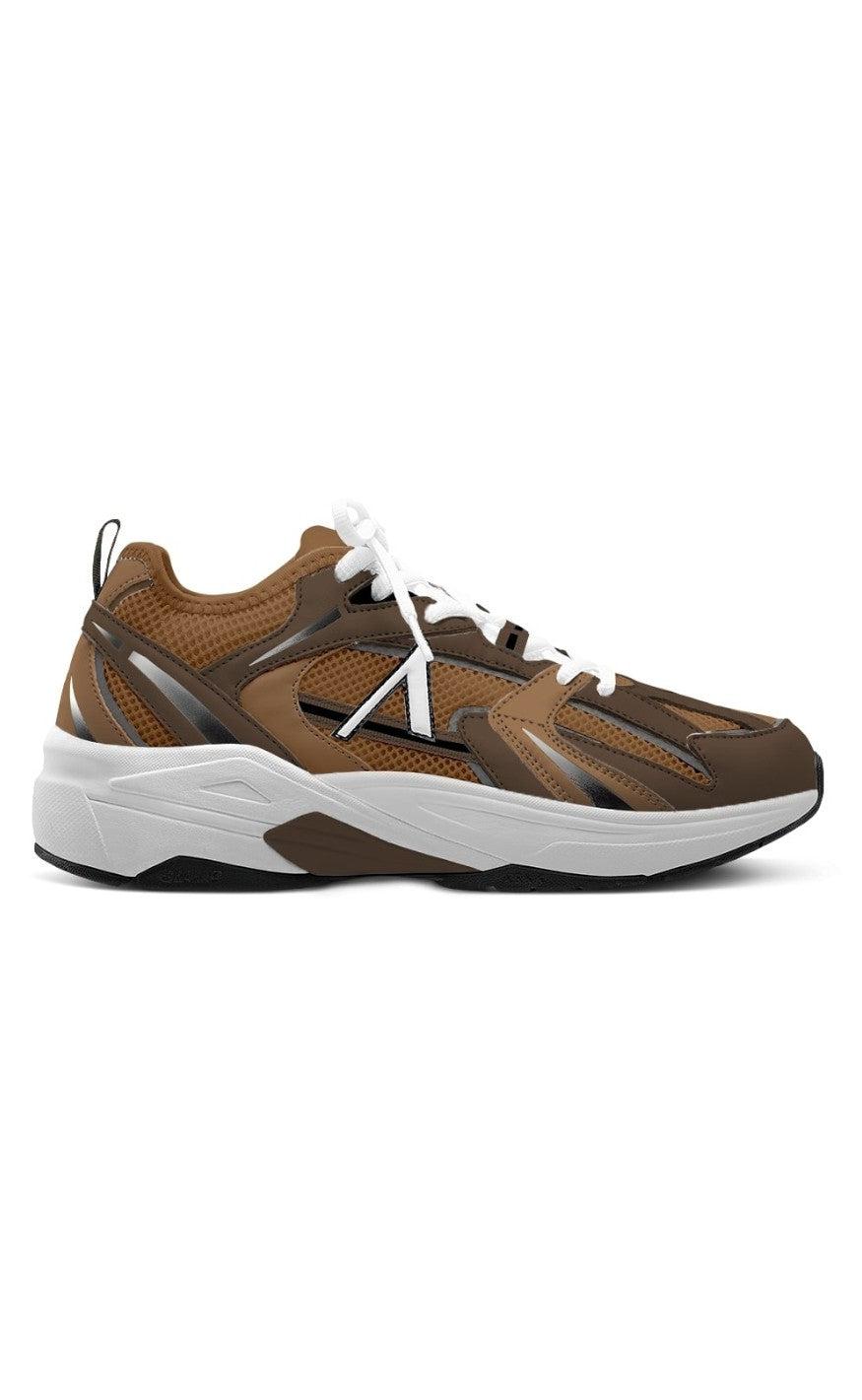 Arkk Copenhagen Sneakers Oserra Mesh Tobacco Brown Dark Earth Black