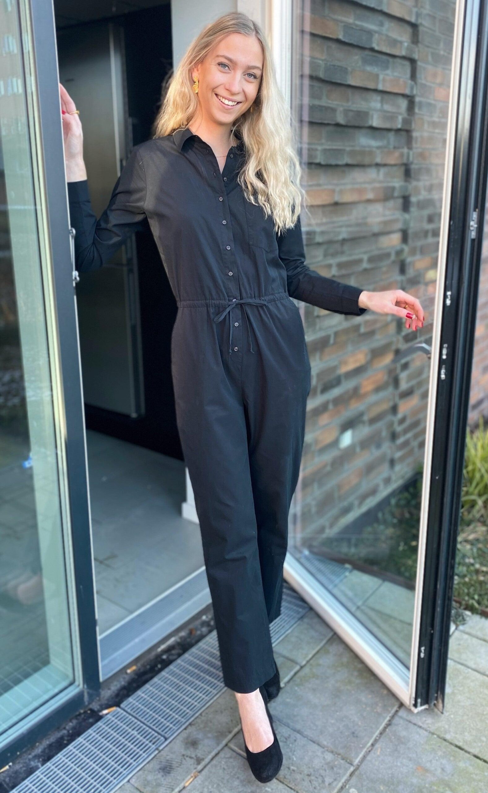 Basic Apparel Buksedragt Vilde Black