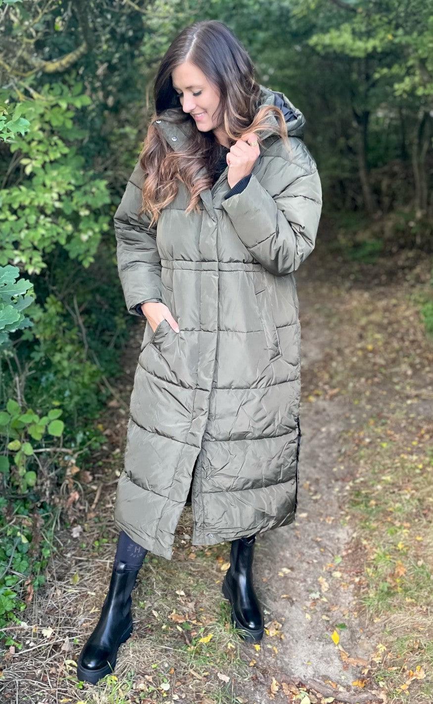 Basic Apparel Jakke Dagmar Coat Dark Army