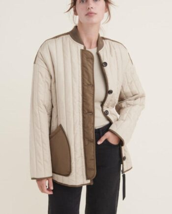 Basic Apparel Jakke Louisa Moss Gray