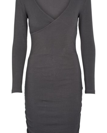 Basic Apparel Kjole Ludmilla Blackened Pearl