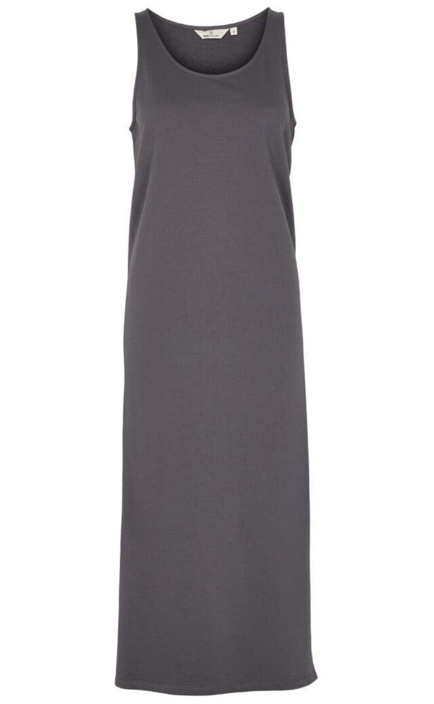 Basic Apparel Kjole Rebekka Blackened Pearl