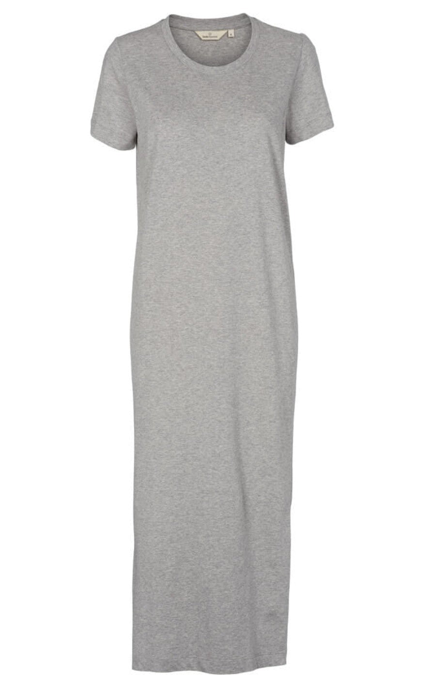 Basic Apparel Kjole Rebekka Light Grey Mel