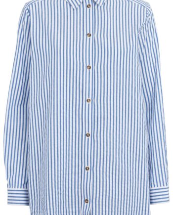 Basic Apparel Skjorte Anisse Limoges Bright White