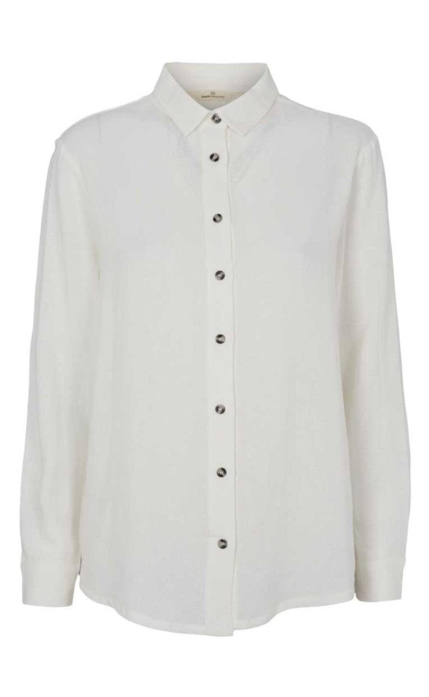 Basic Apparel Skjorte Trine Off White