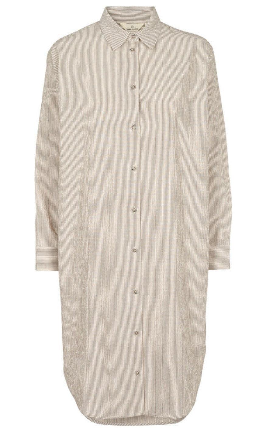 Basic Apparel Skjortekjole Vilde Chipmunk