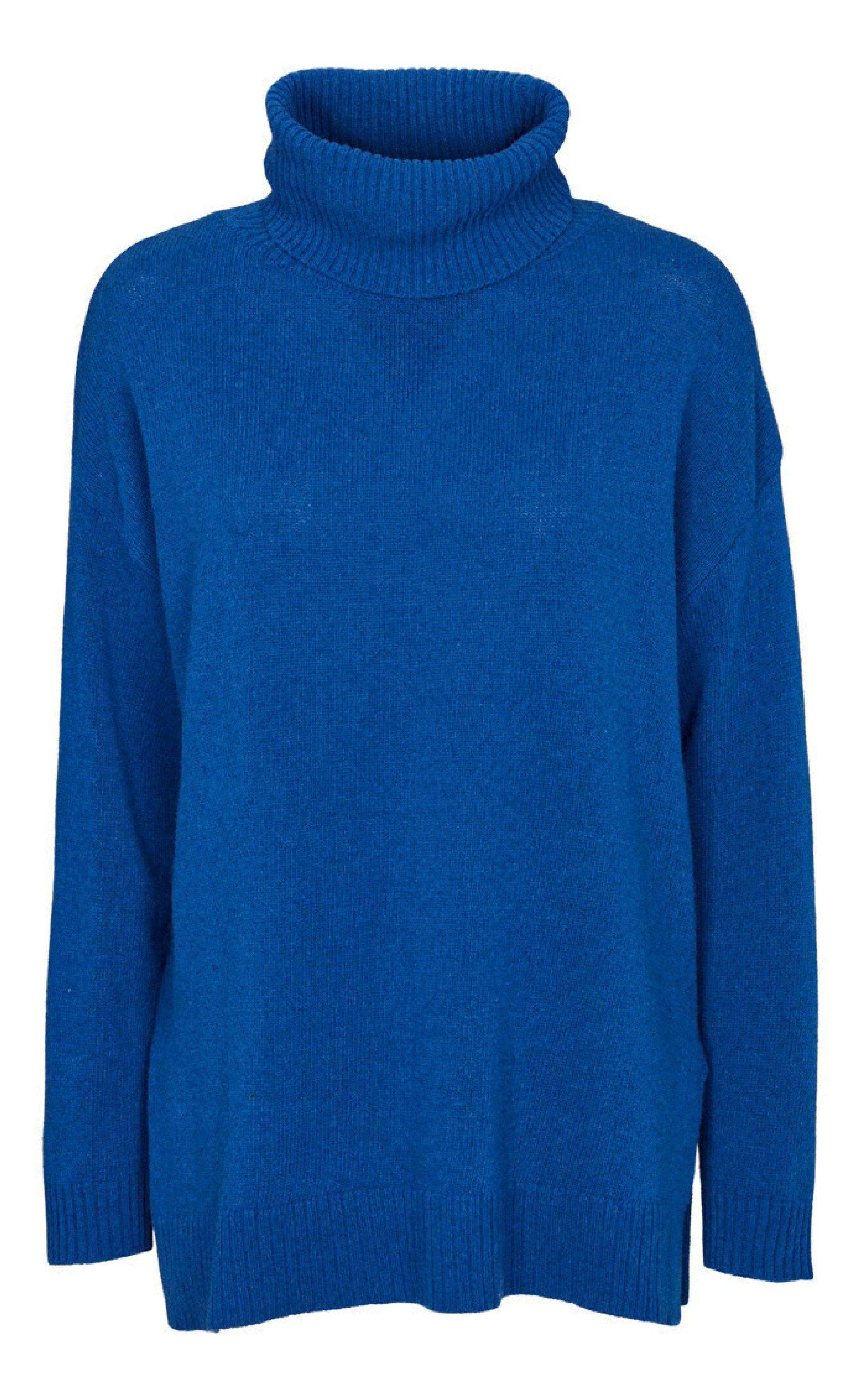 Basic Apparel Strik Line  -neck Princess Blue