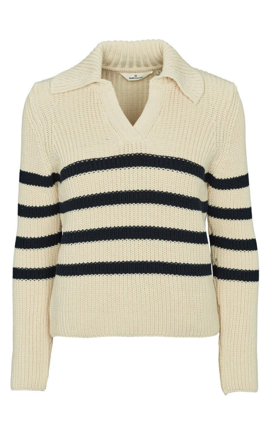 Basic Apparel Sweater Sweety Polo Birch Black