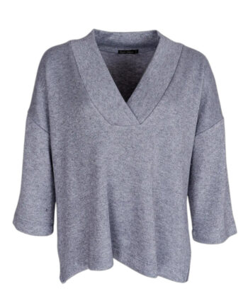 Black Colour Bluse Kris Grey