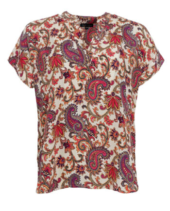 Black Colour Bluse Luna Andrea Vivid Rouge
