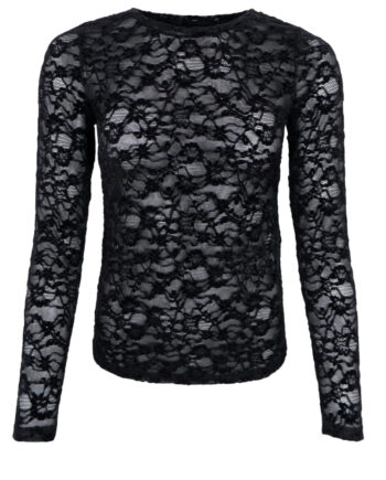 Black Colour Bluse Solene Black