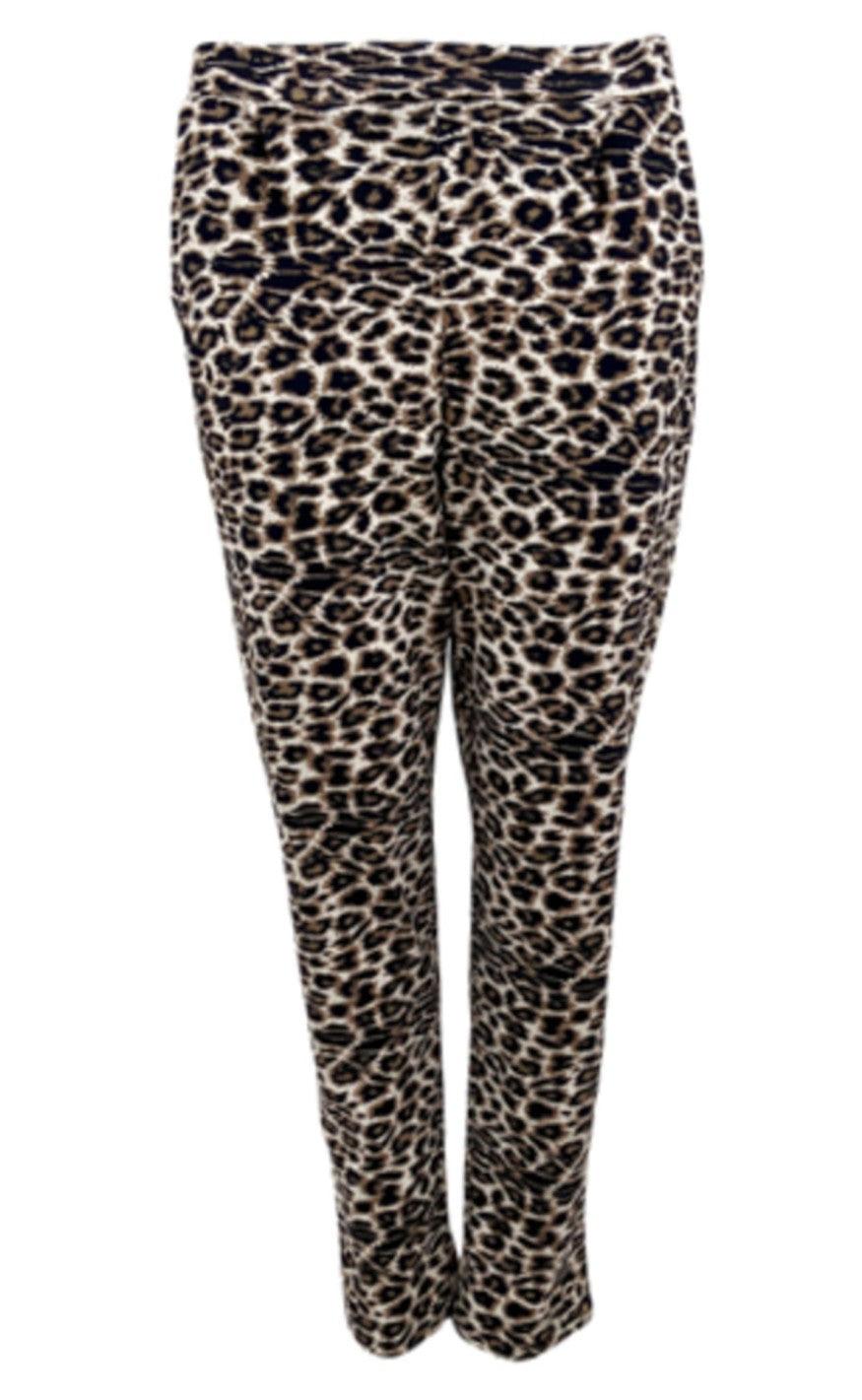 Black Colour Bukser Eden Sweatpants Leopard