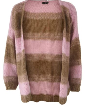 Black Colour Cardigan Avery Brushed Candy Rose