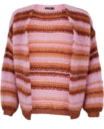 Black Colour Cardigan Tatum Rose Mix