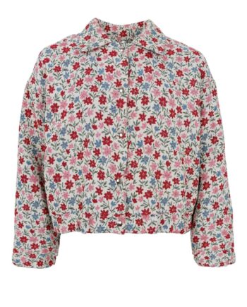 Black Colour Jakke Fairyrose Summer Floral